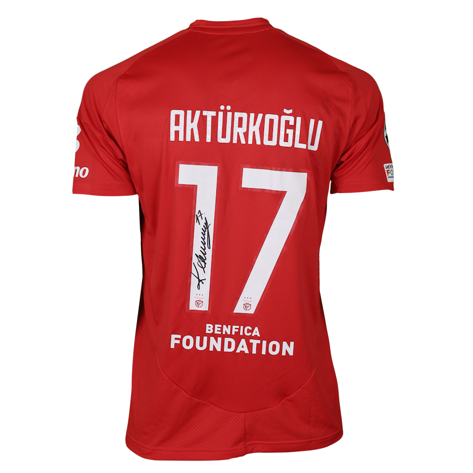 Kerem Aktürkoğlu SL Benfica jersey