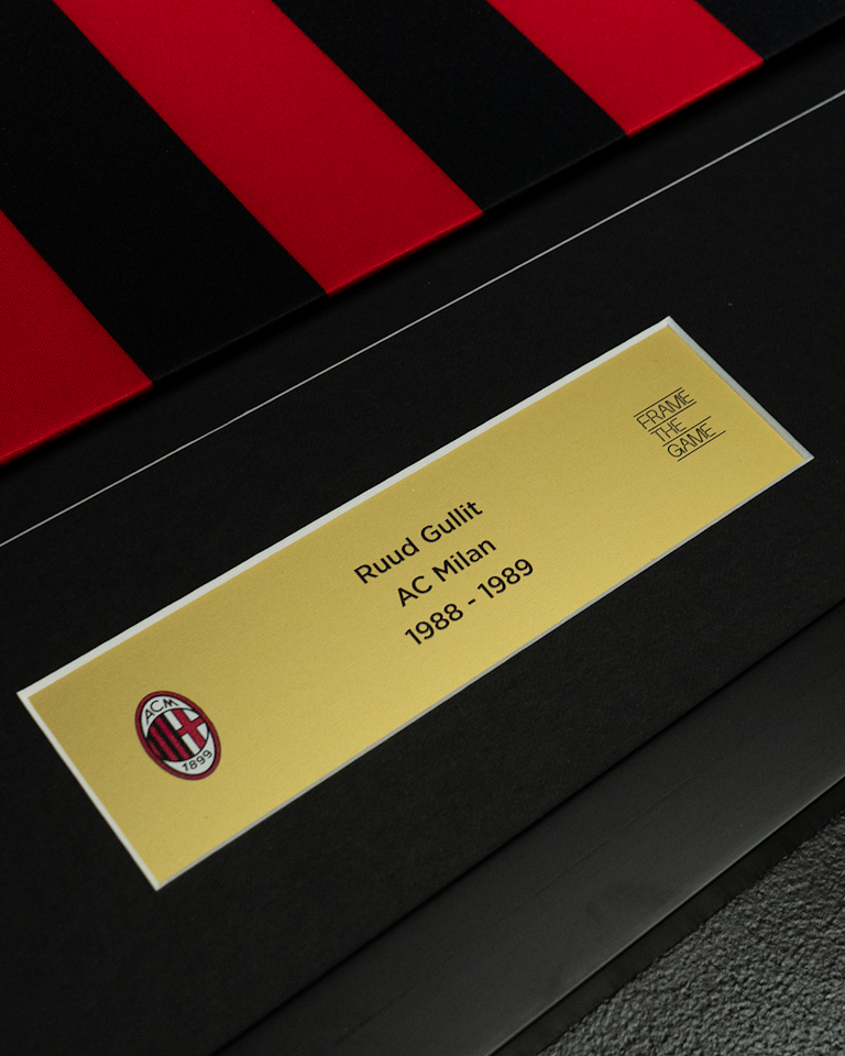 Gullit Signed - AC Milan 88/89