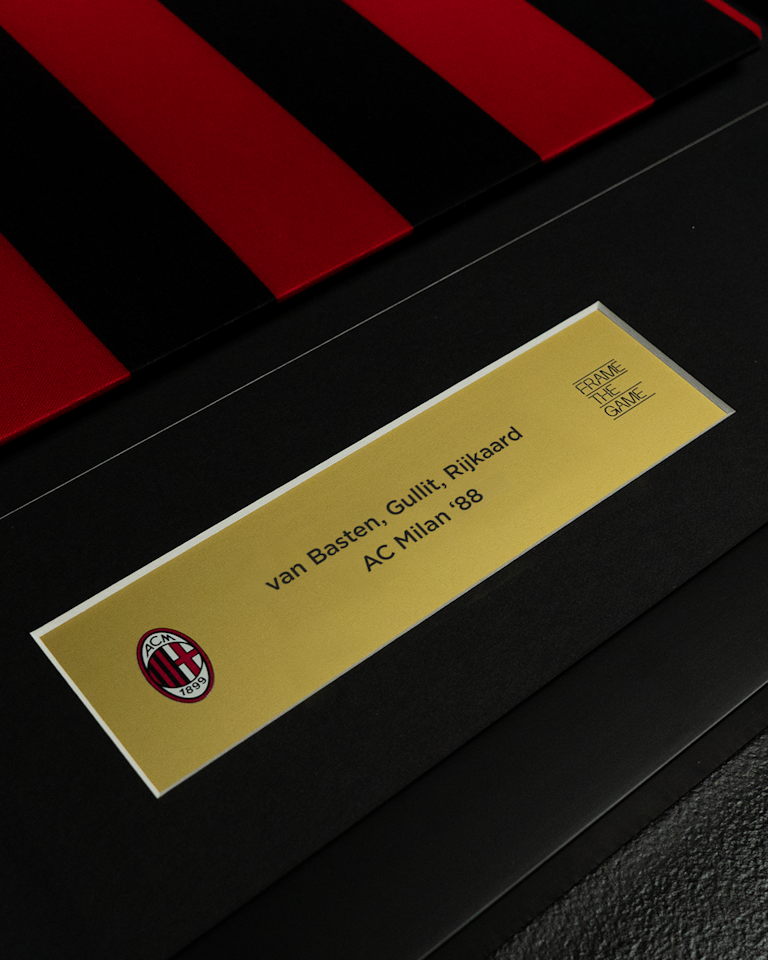 The Dutch Trio Signed - AC Milan 88/89