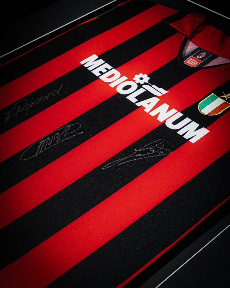 The Dutch Trio Signed - Rossoneri 88/89