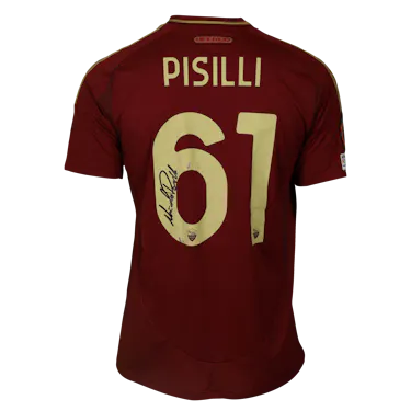 来自AS Roma的Niccolò Pisilli球衣