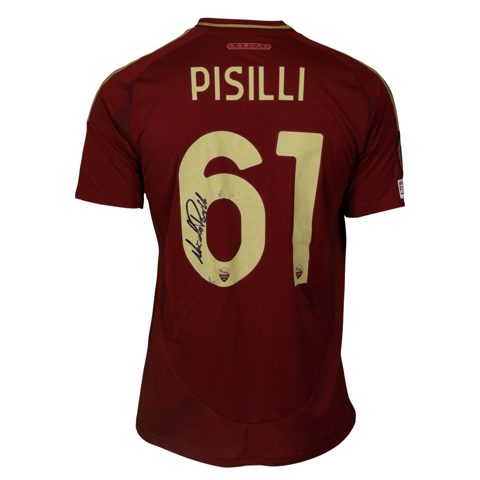 Niccolò Pisilli AS Roma shirt