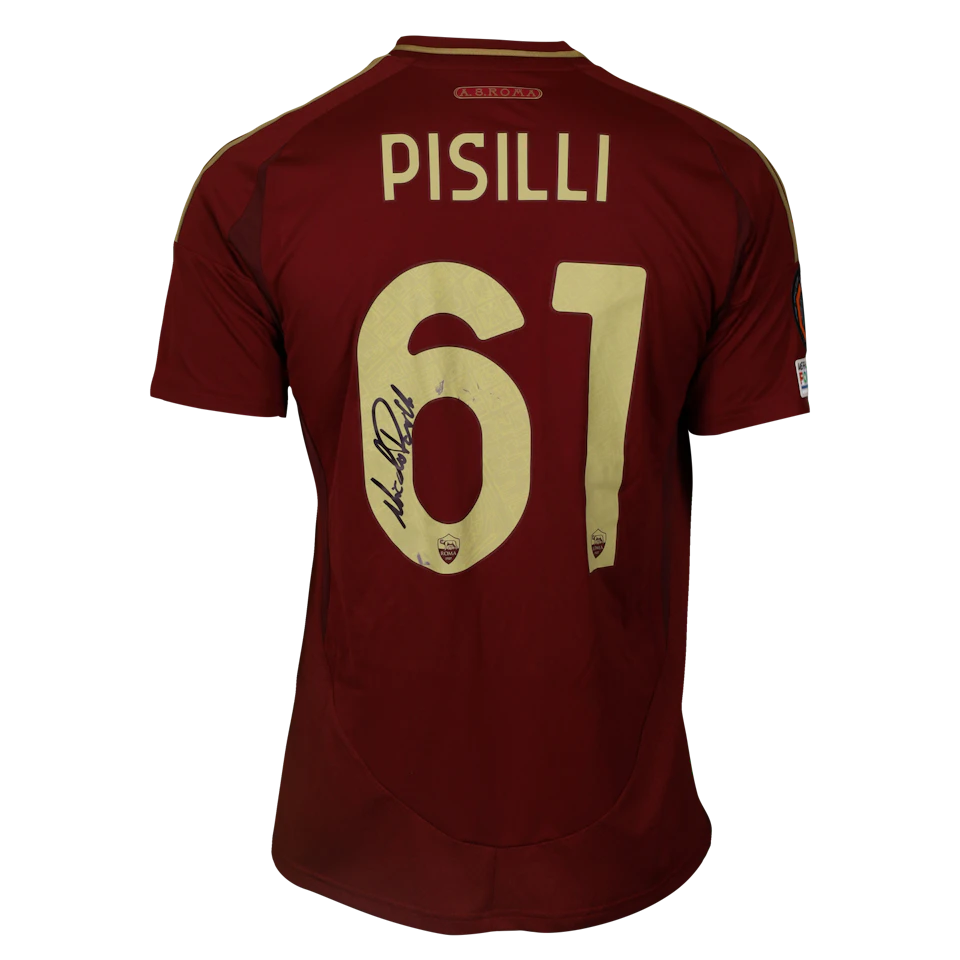 来自AS Roma的Niccolò Pisilli球衣