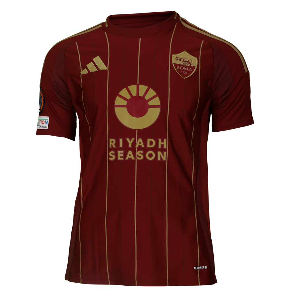 Eldor Shomurodov AS Roma shirt