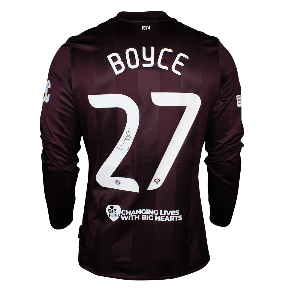 Liam Boyce Heart of Midlothian shirt