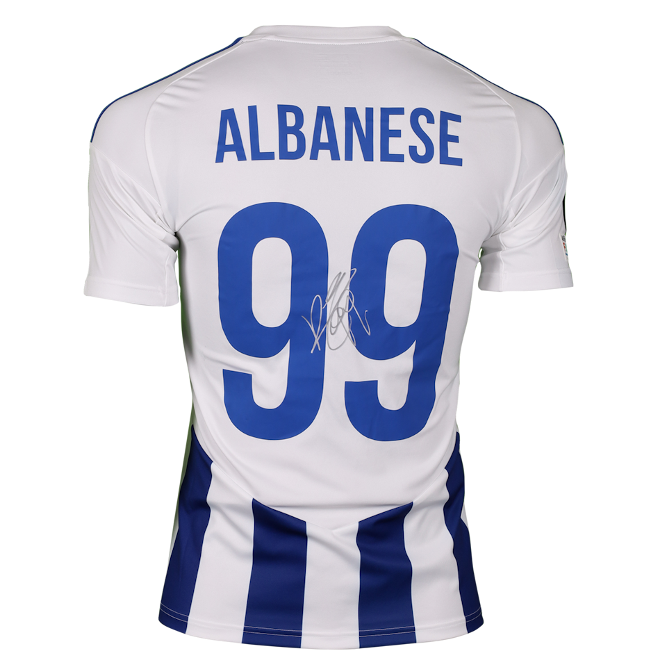 Alessandro Albanese HJK Helsinki Dinamo Minsk MatchWornShirt