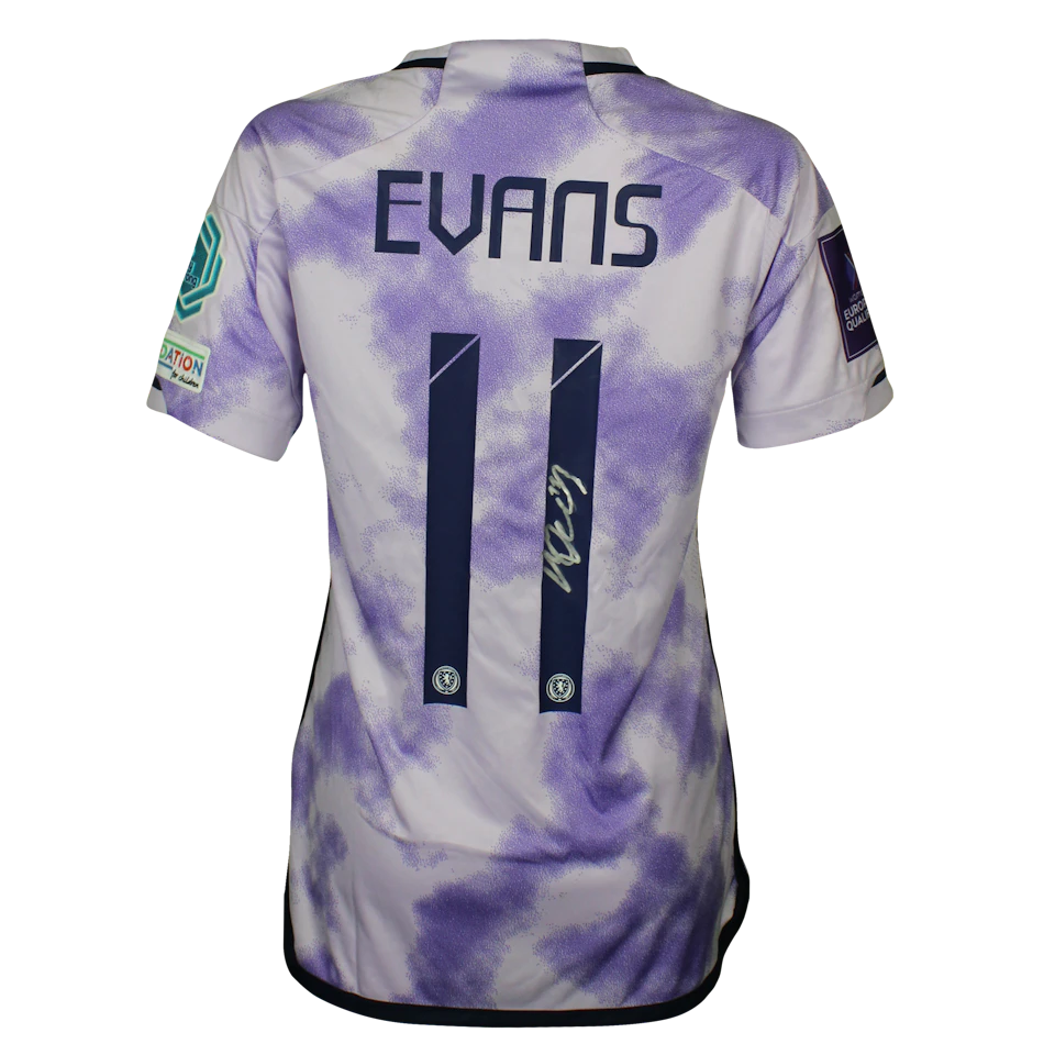 Lisa Evans Scotland W jersey