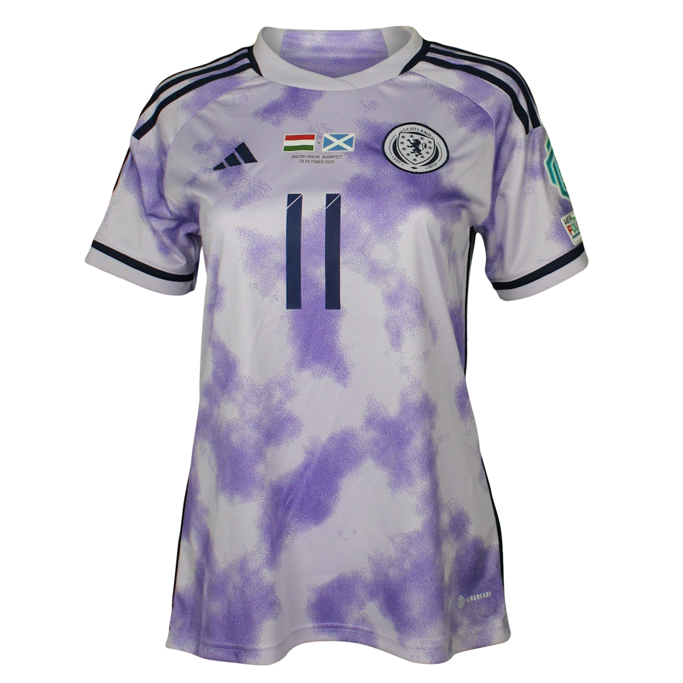 Lisa Evans Scotland W jersey