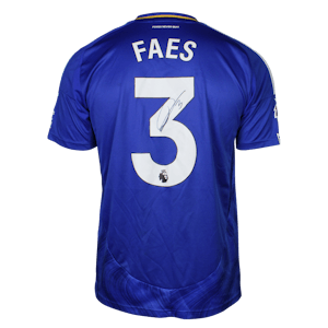 Leicester City 팀의 Wout Faes 셔츠