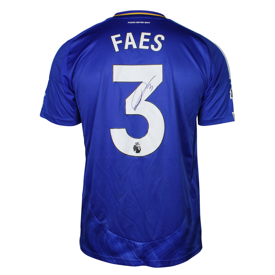 Leicester City 팀의 Wout Faes 셔츠