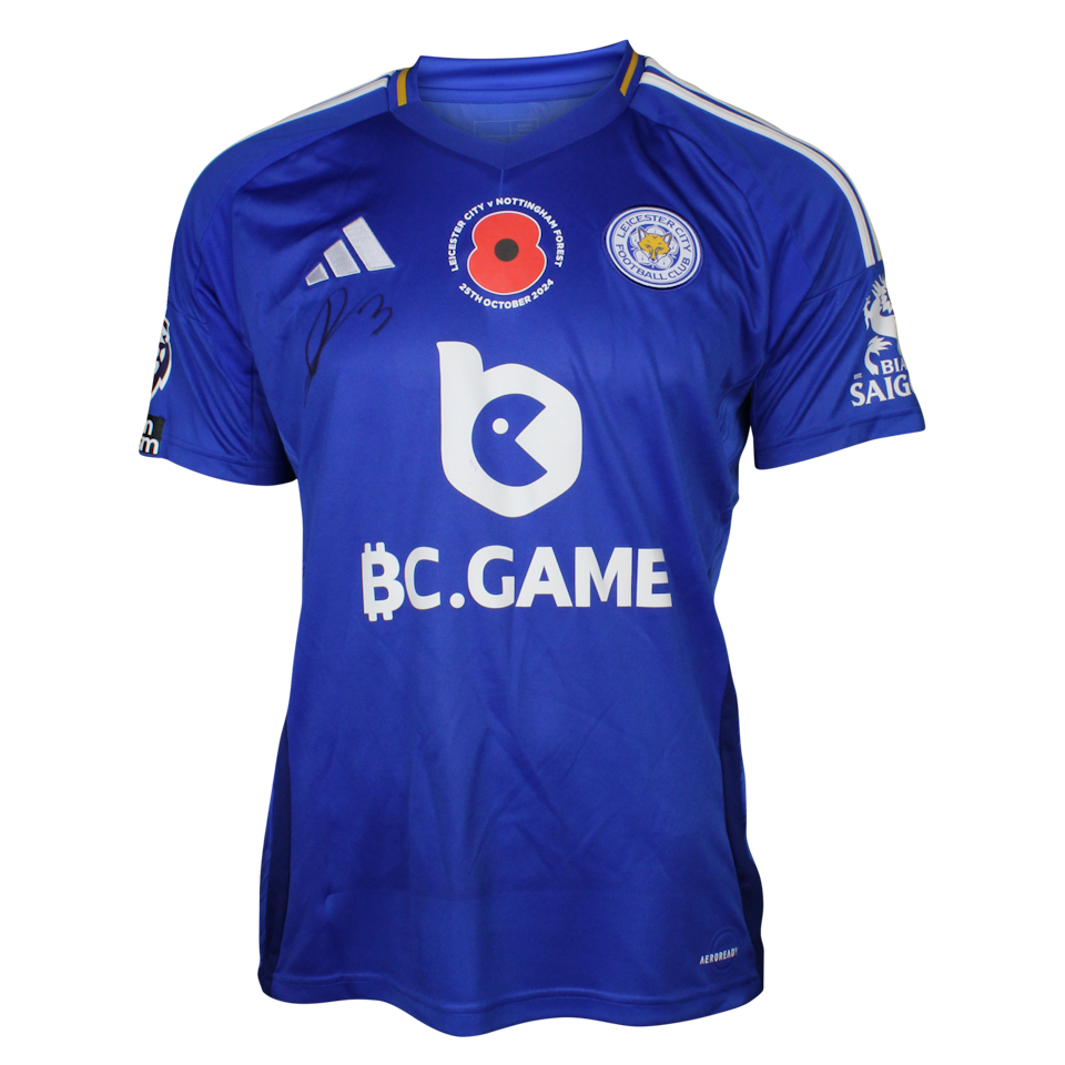 Leicester City 팀의 Wout Faes 셔츠