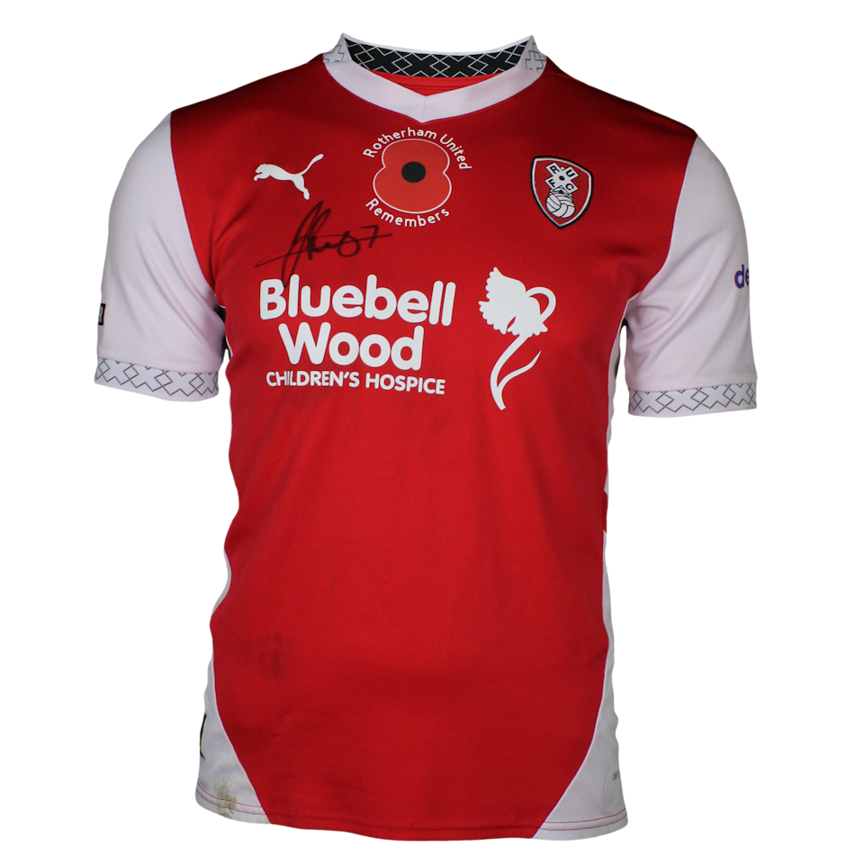 Joe Powell Rotherham United shirt