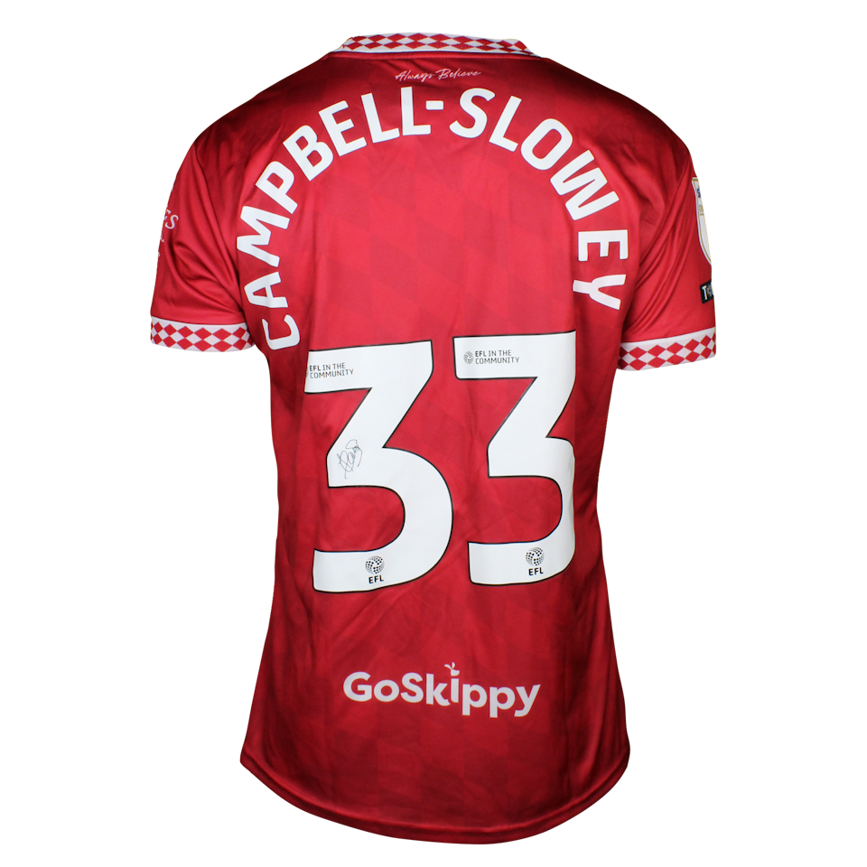 Josh Campbell-Slowey Bristol City shirt