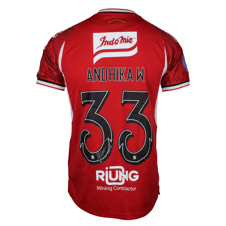 I Made Andhika Wijaya Pradana Widjaya Bali United shirt