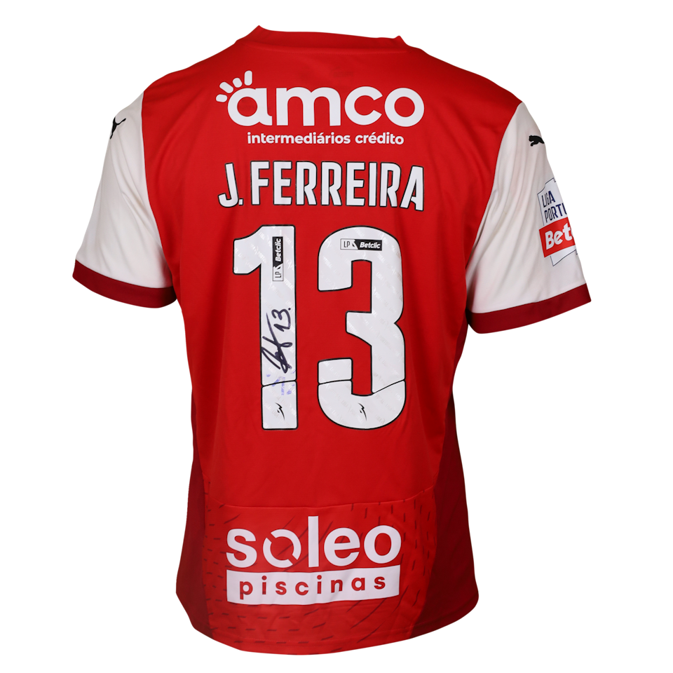 SC Braga 팀의 Joao Diogo Fonseca Ferreira 셔츠