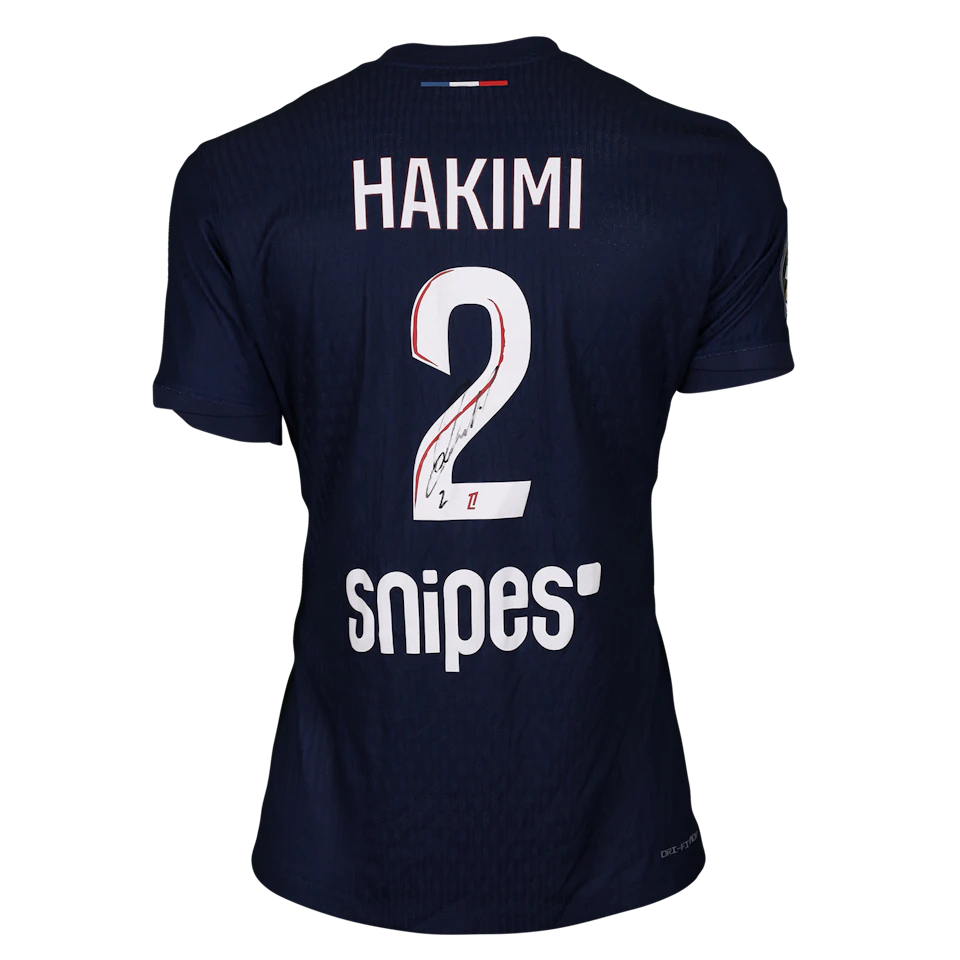 来自Paris Saint-Germain的Achraf Hakimi球衣