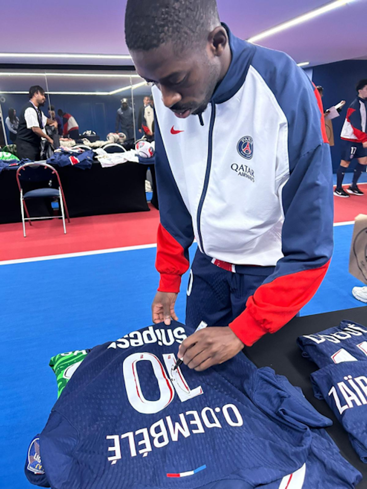 Ousmane Dembélé Paris Saint-Germain shirt