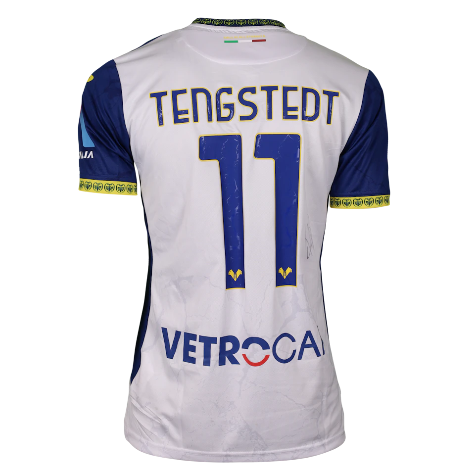 来自Hellas Verona FC的Casper Tengstedt球衣
