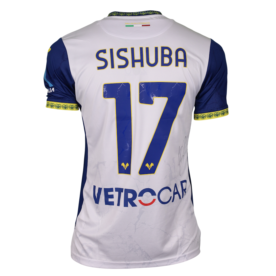 Ayanda Sishuba Hellas Verona FC shirt
