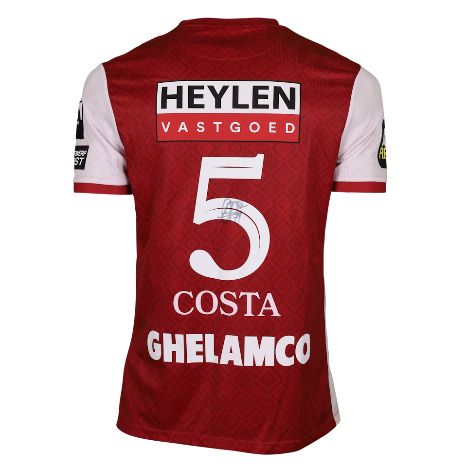 Royal Antwerp FC 팀의 Ayrton Enrique Costa 셔츠