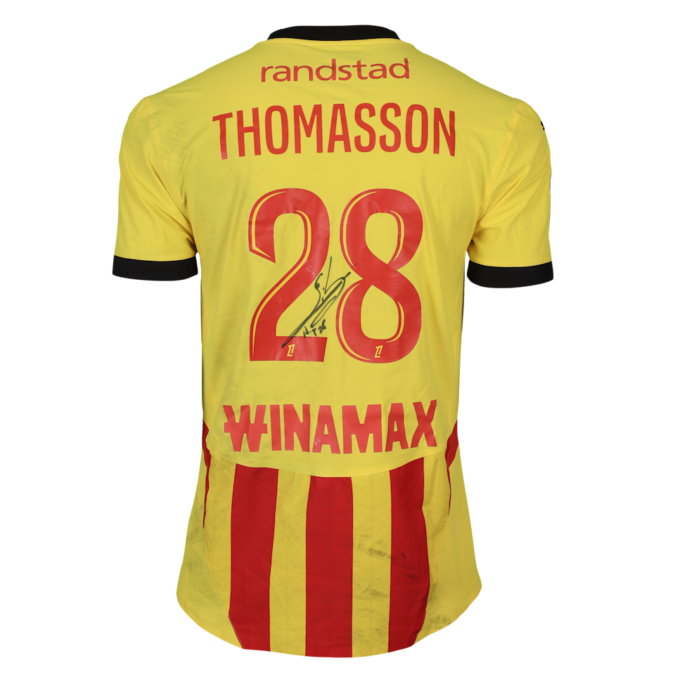 Camisola de Adrien Thomasson, RC Lens