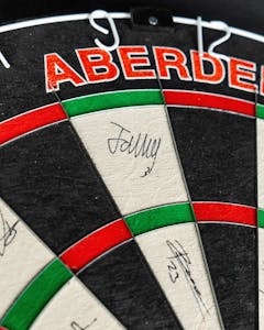 Squad Signed Dart Board