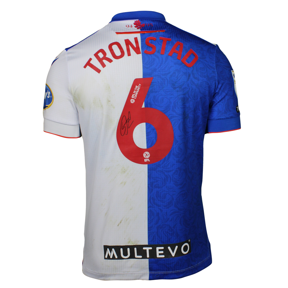 Sondre Tronstad Blackburn Rovers jersey