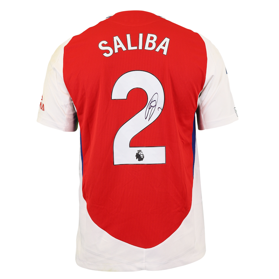 William Saliba Arsenal shirt
