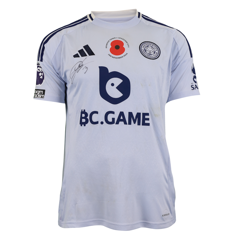 Leicester City 팀의 Wout Faes 셔츠