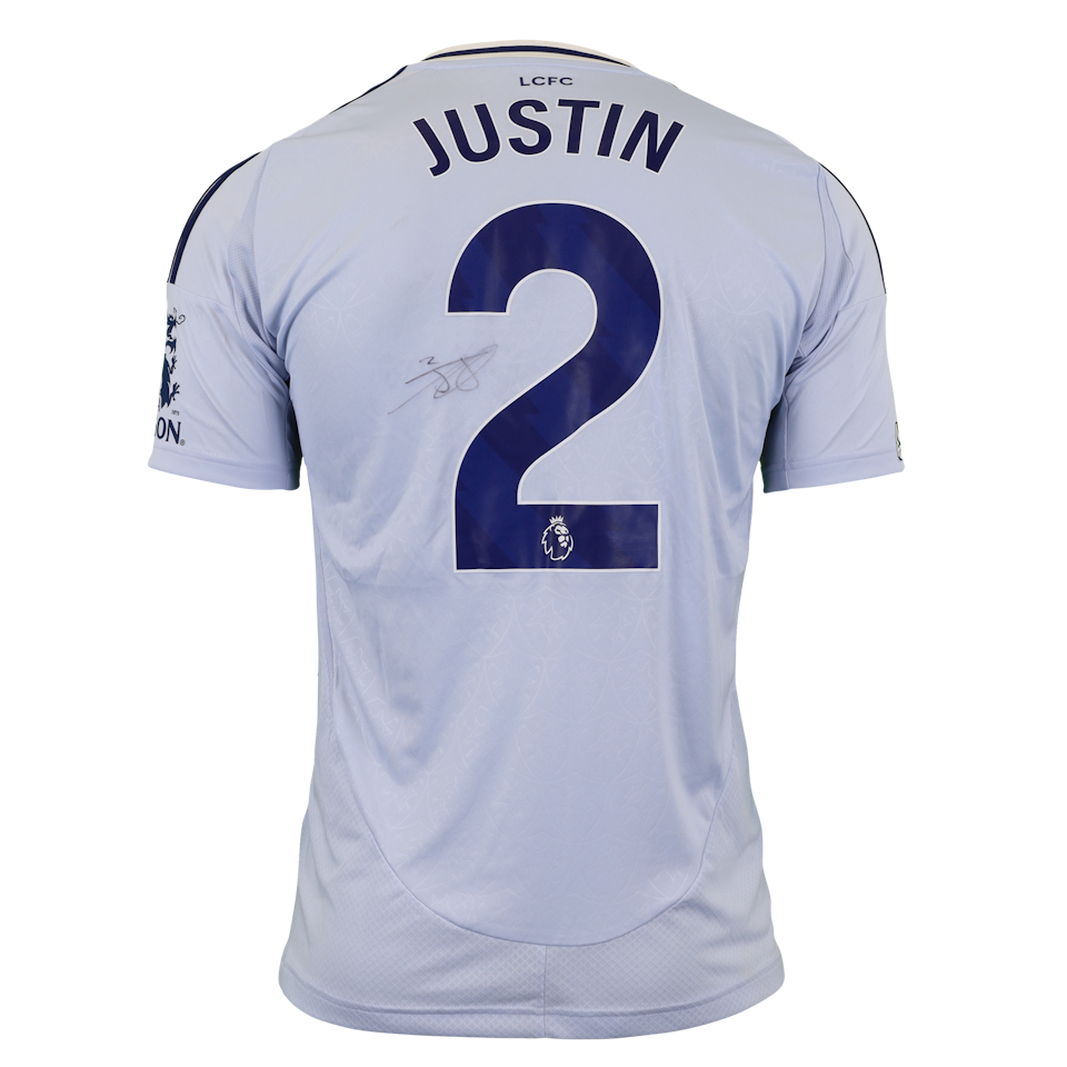 James Justin Leicester City shirt