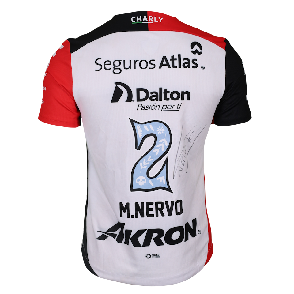 Hugo Martín Nervo Atlas FC jersey