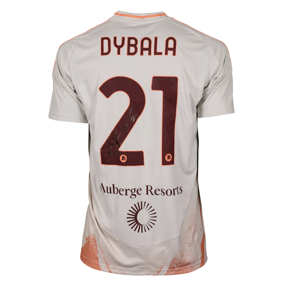 Paulo Dybala AS Roma camisa.