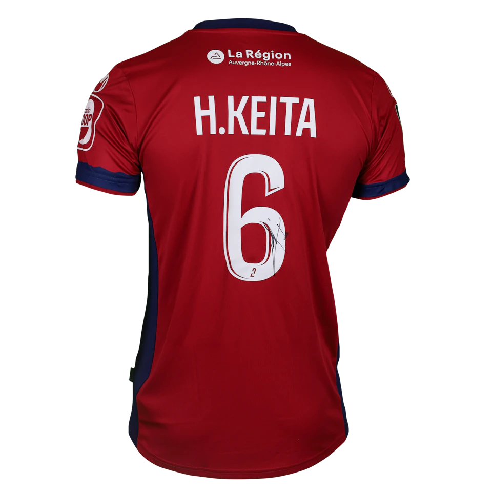 来自Clermont Foot 63的Habib Keita球衣