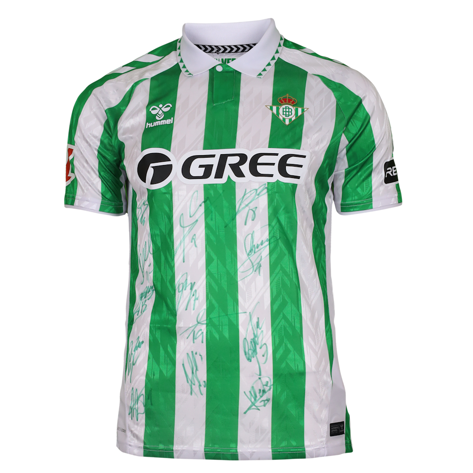 Real Betis - Squad Signed Shirt - 2024/2025 - Home - 2