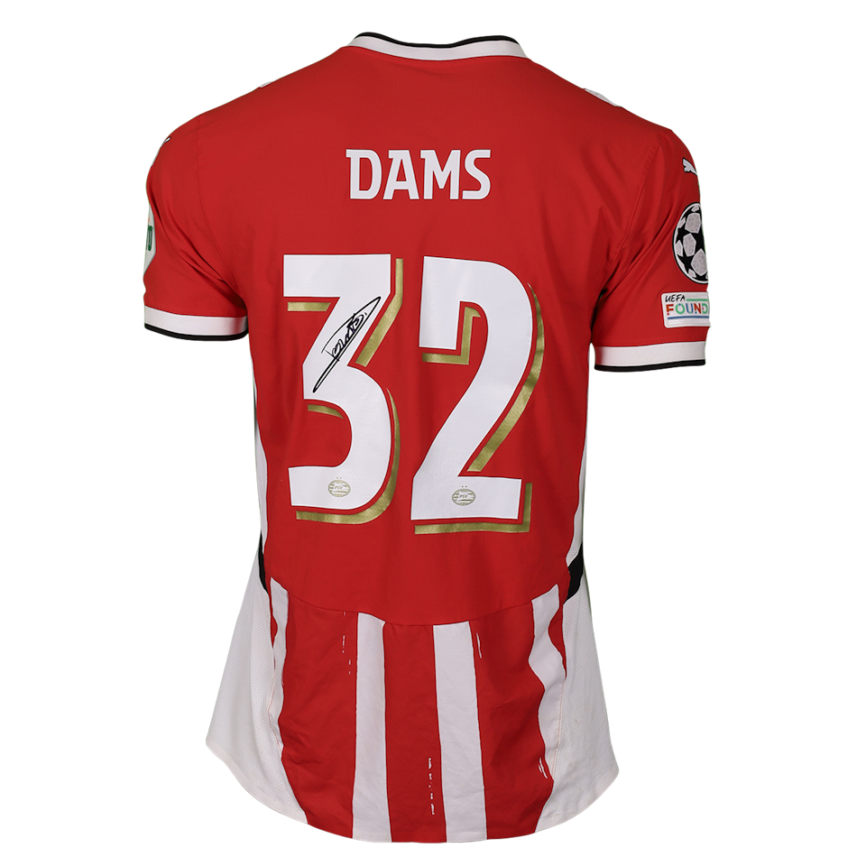PSV 팀의 Matteo Dams 셔츠