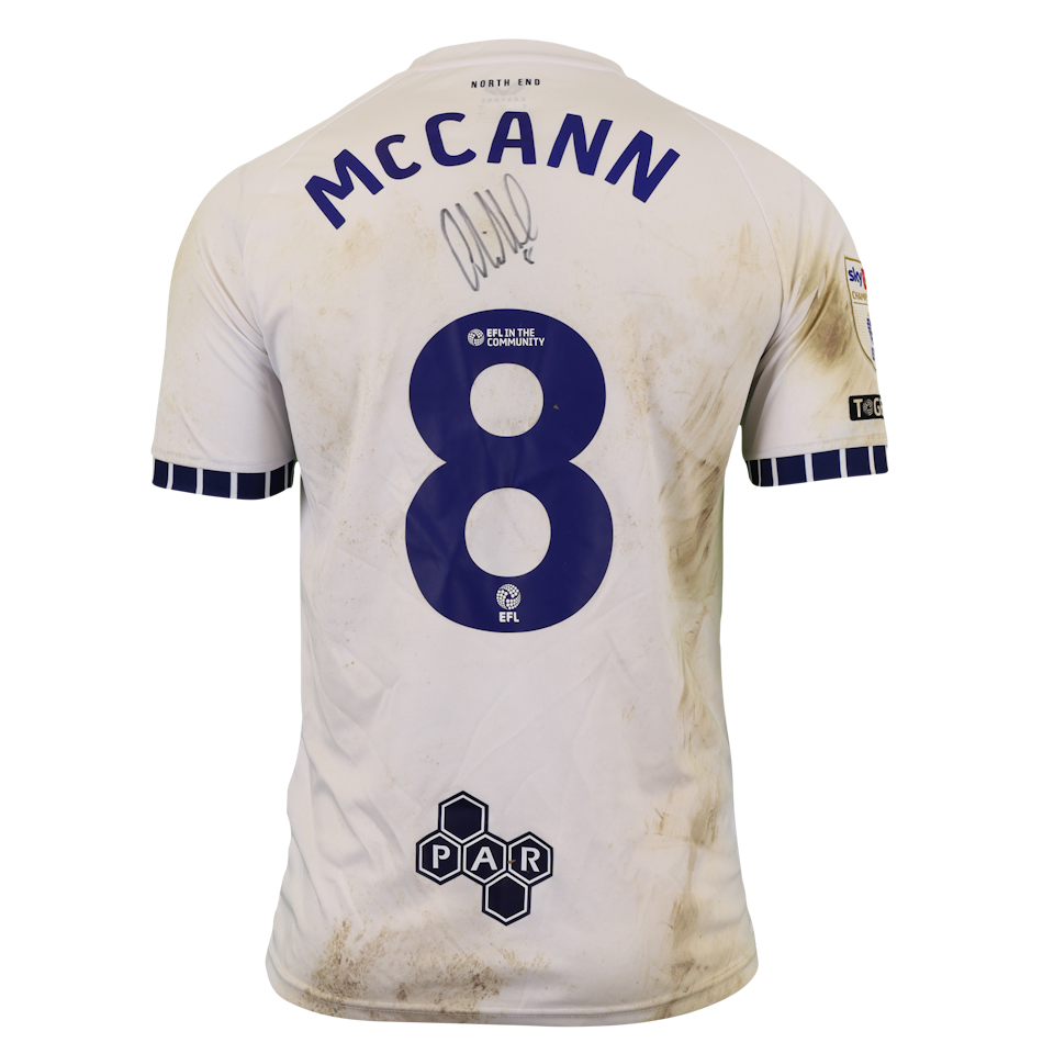 Alistair McCann Preston North End jersey