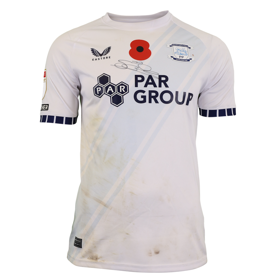 Sam Greenwood Preston North End shirt