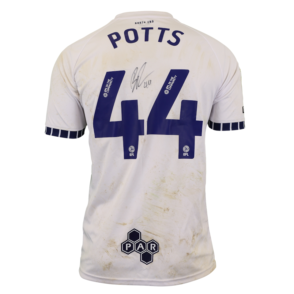 Brad Potts Preston North End shirt