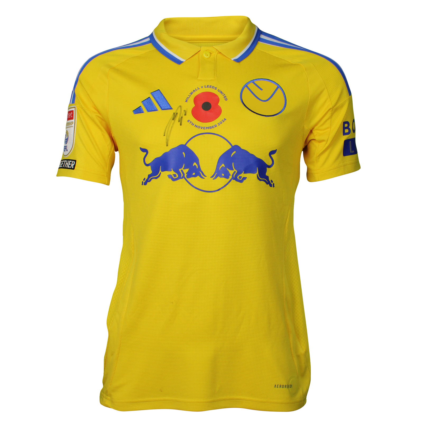 Ao Tanaka 田中碧 | Millwall - Leeds United | MatchWornShirt