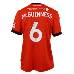 Mark McGuinness Luton Town jersey