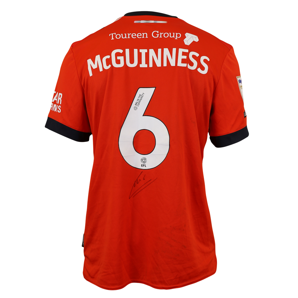 Mark McGuinness Luton Town jersey