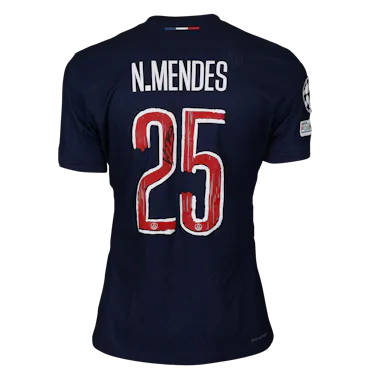 Nuno Mendes Paris Saint-Germain jersey