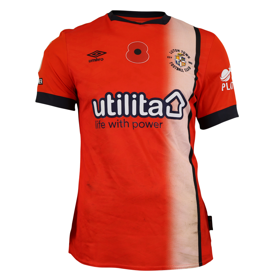 Alfie Doughty Luton Town shirt