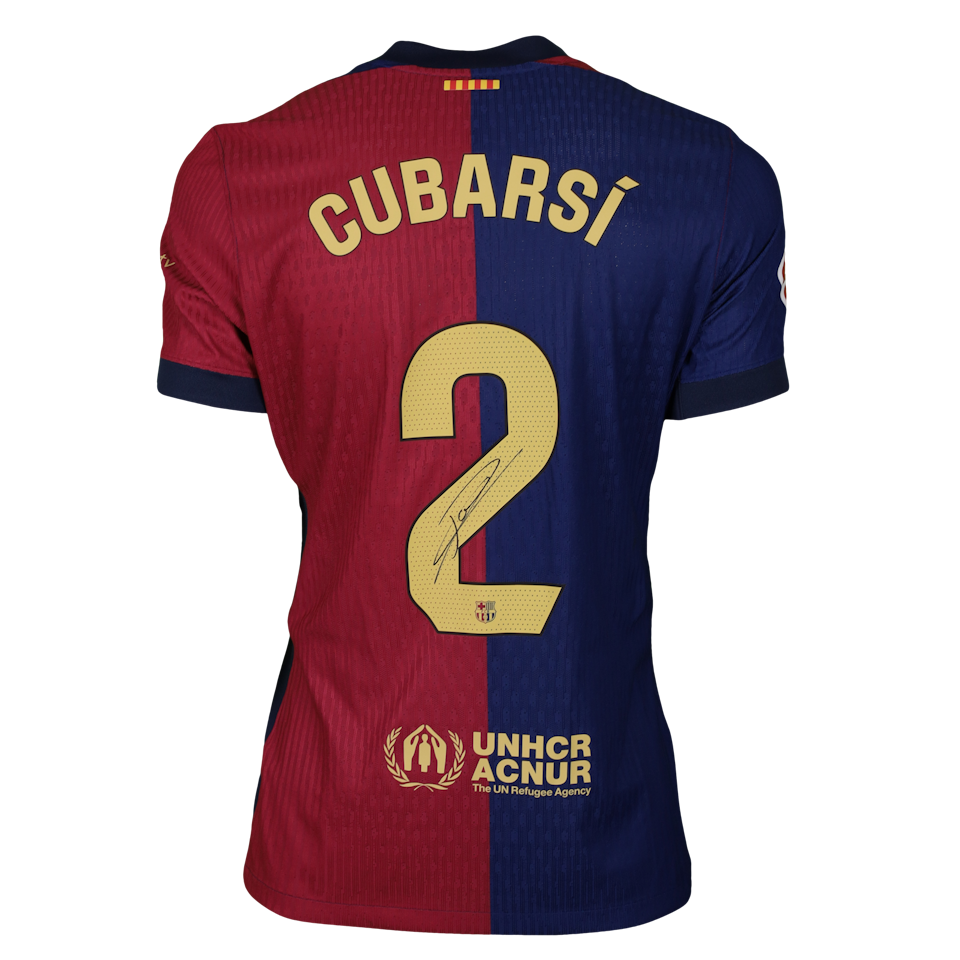 Pau Cubarsí Paredes FC Barcelona shirt