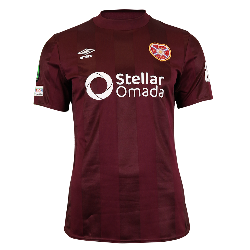 Stephen Kingsley  Heart of Midlothian shirt