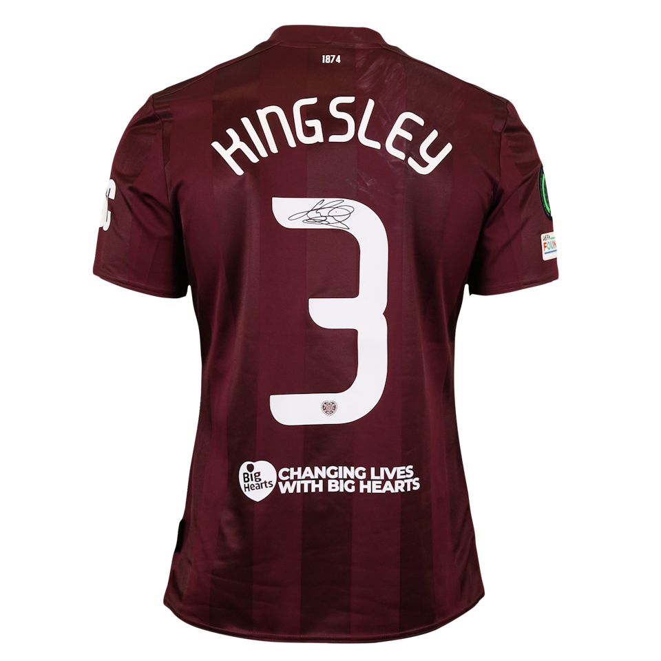 Stephen Kingsley  Heart of Midlothian shirt