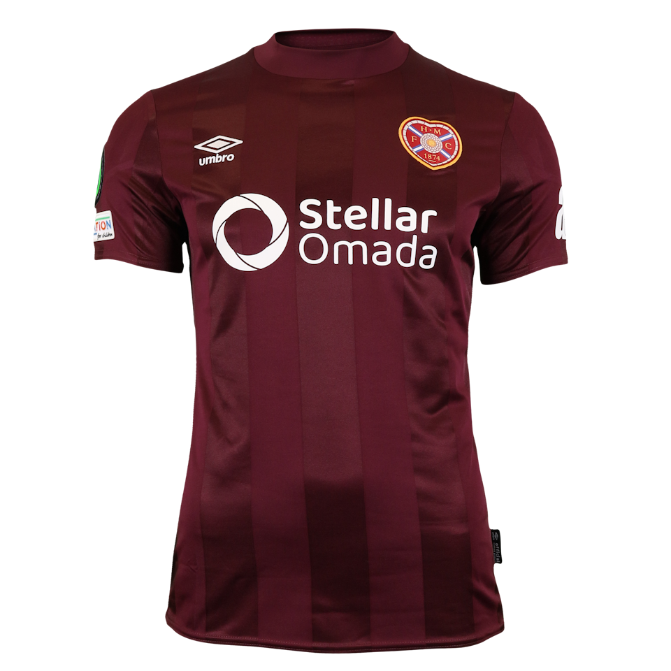 Heart of Midlothian 팀의 Macauley Tait 셔츠
