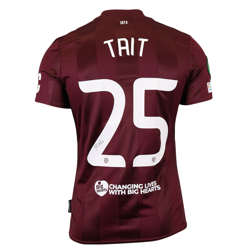 Heart of Midlothian 팀의 Macauley Tait 셔츠