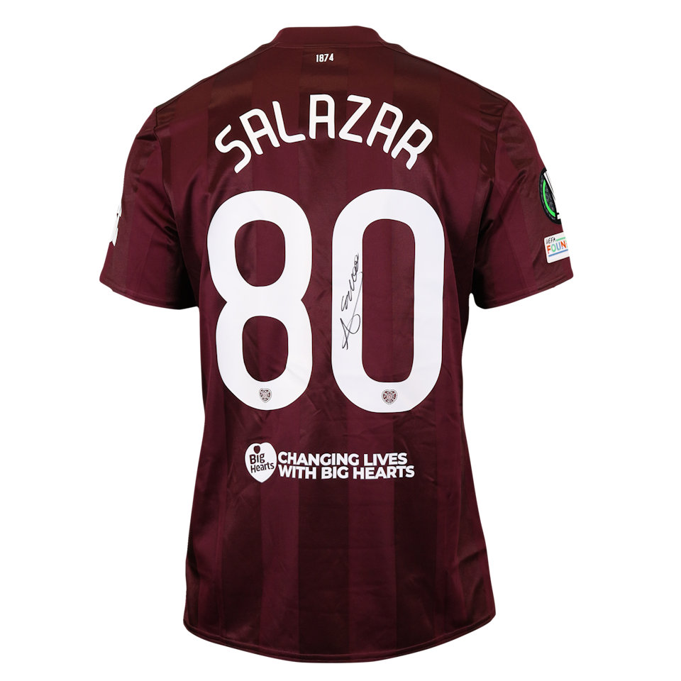Andrés Salazar Osorio Heart of Midlothian shirt