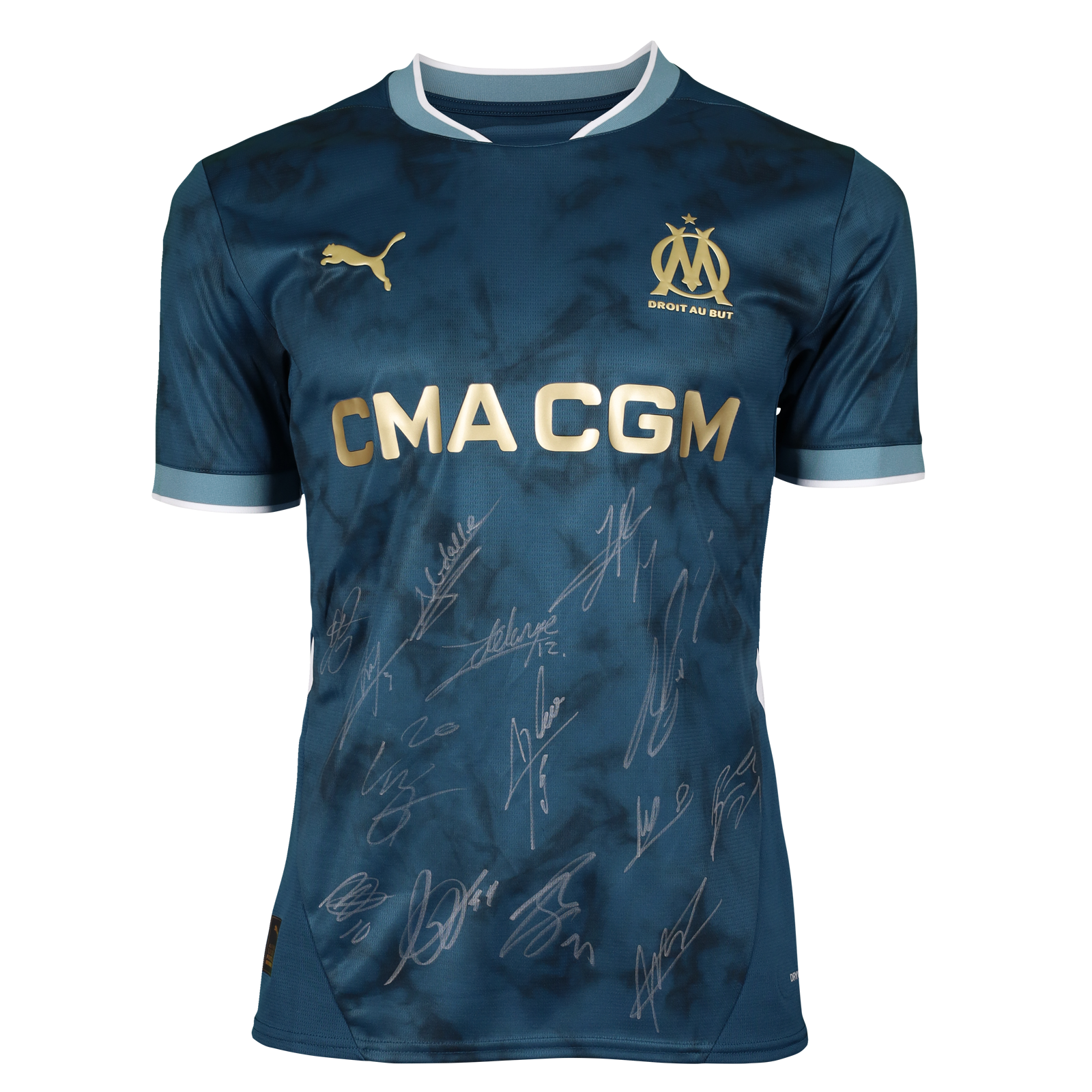 マルセイユ サイン入りユニフォーム額装